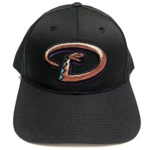 Vintage Arizona Diamondbacks Snapback Baseball Hat Black - Outdoor Cap